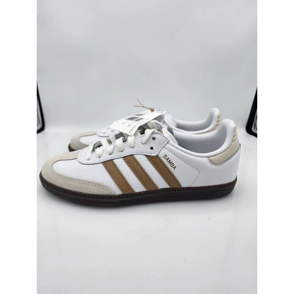 Adidas Samba OG White Cardboard Gum Lifestyle Shoes JR0912 Mens 5.5 Womens 6.5